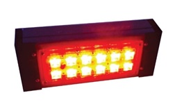 Цветной прожекторный светильник "ШЕВРОН" - SVT-Str P-S-20-30x120-Red-36VDC