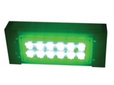 Цветной прожекторный светильник "ШЕВРОН" - SVT-Str P-S-30-58-Green-24VDC